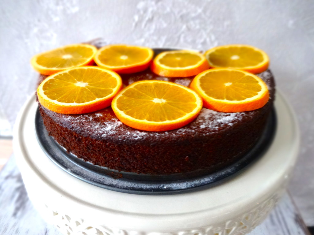 Healthy Cranberry Orange Kefir Cake