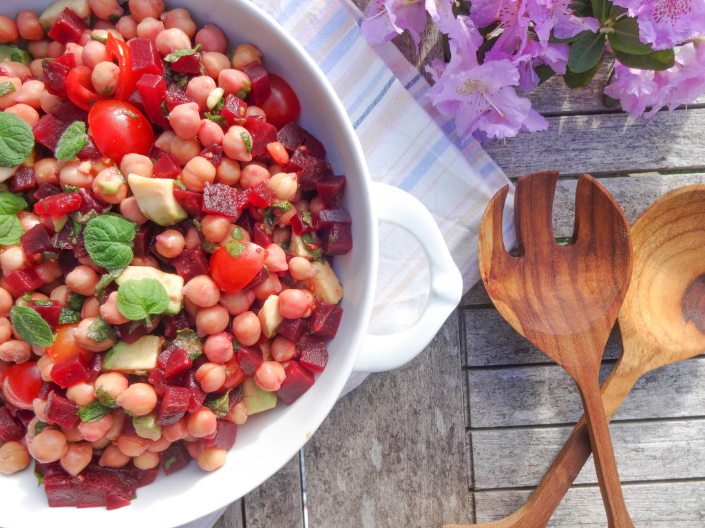 Oriental Chickpea Salad - plant based, vegan, vegetarian, gluten free, refined sugar free, clean eating - heavenlynnhealthy.com