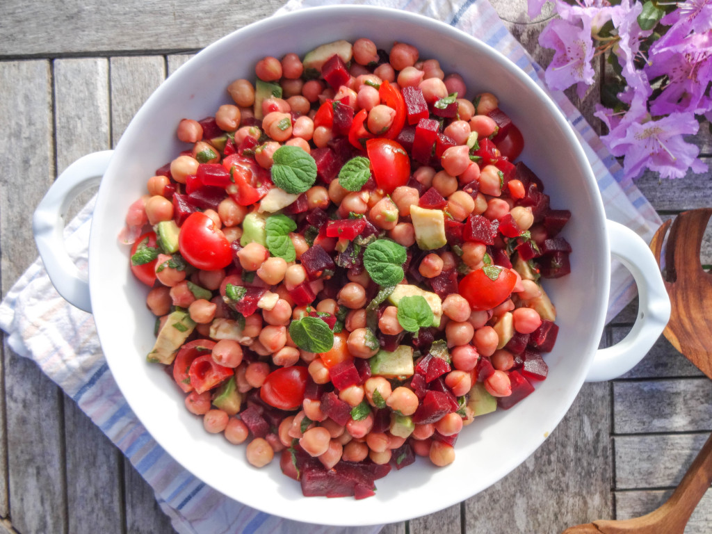 Oriental Chickpea Salad - plant based, vegan, vegetarian, gluten free, refined sugar free, clean eating - heavenlynnhealthy.com