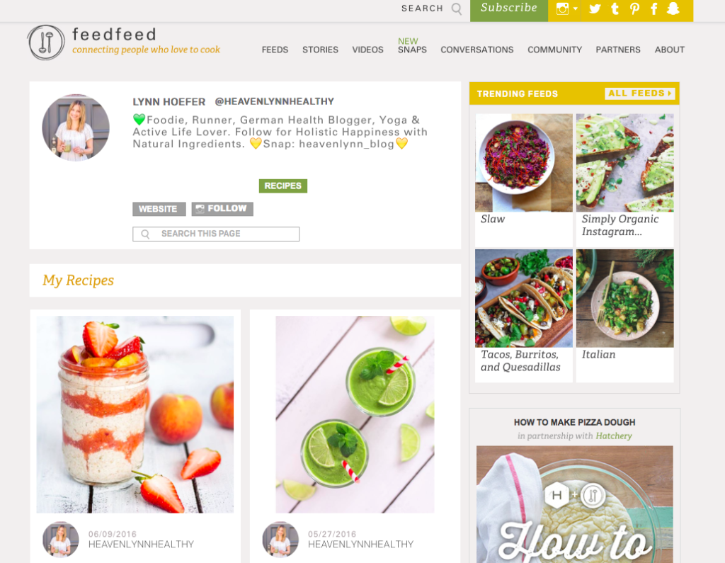 Heavenlynn Healthy Press - FeedFeed