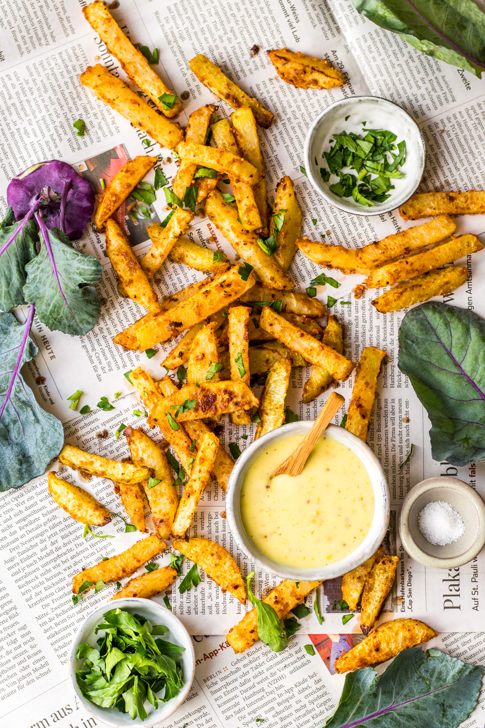 20-minute kohlrabi fries - Healthy Heavenlynn